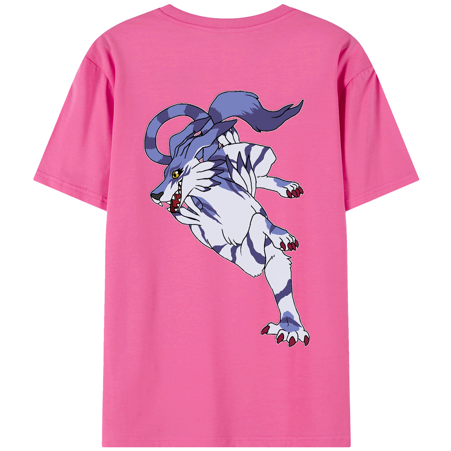 （画像用） Digimon デジタルモンスター/デジモン レディース半袖Tシャツ(バックプリント)